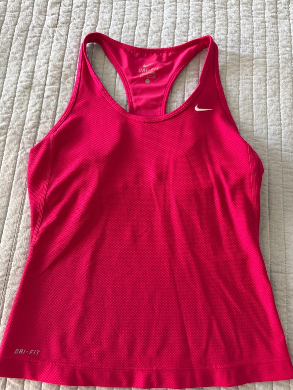 Nike Hot Pink Dri-FIT Racerback Tank Top